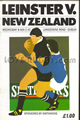 Leinster v New Zealand 1989 rugby  Programme